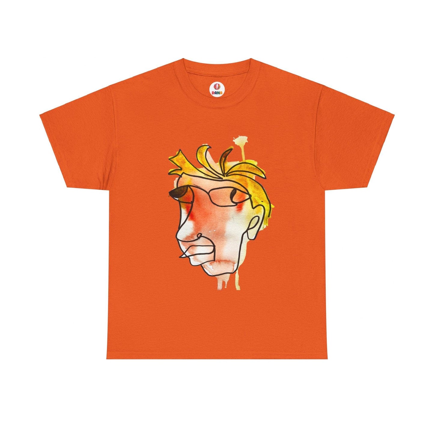 Loud - Ultimate Comfort Unisex Cotton Tee - DANA Shop - T-Shirt - Orange - S 100% US cotton - Classic fit - Classic t-shirt