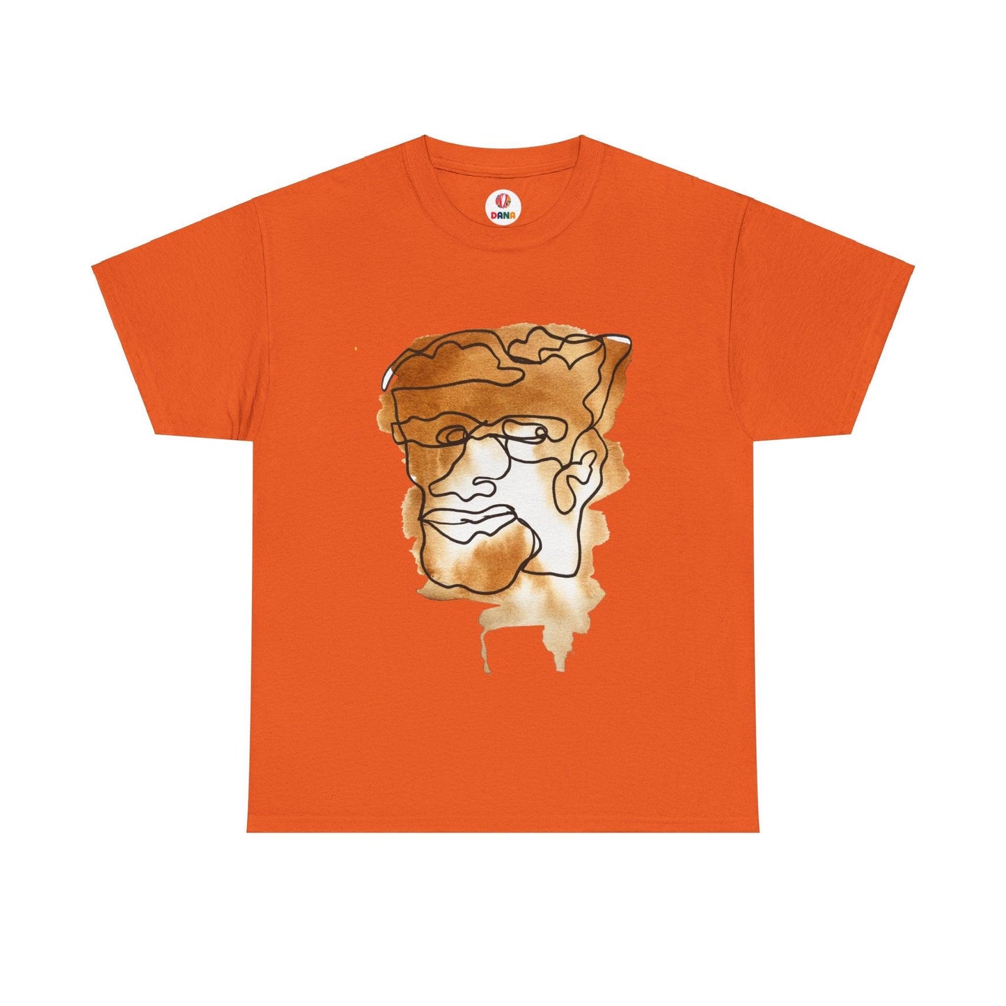 Think About It - Ultimate Comfort Unisex Cotton Tee - DANA Shop - T-Shirt - Orange - S 100% US cotton - Classic fit