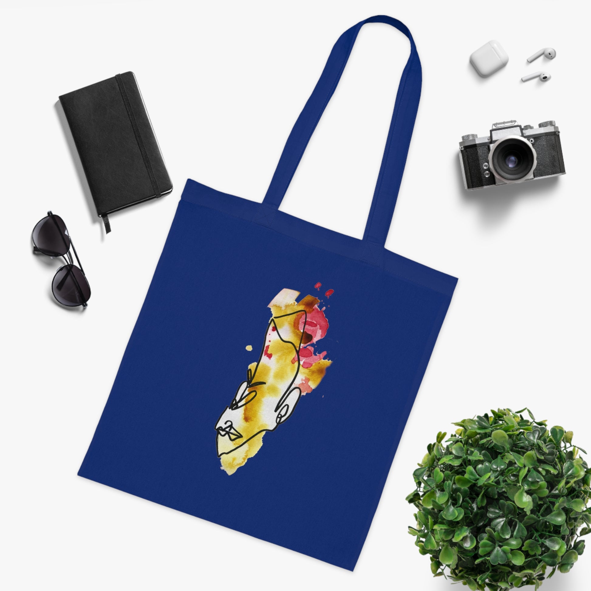 Punctilious - Versatile 100% Cotton Tote: Vibrant Colors, Light & Practical - DANA Shop