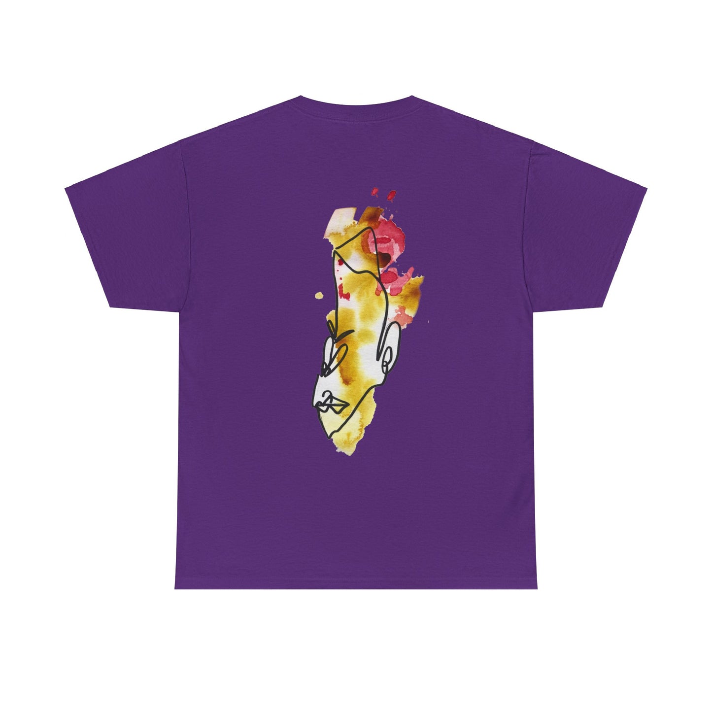 Punctilious - Unisex Heavy Cotton Tee: Comfort & Style - DANA Shop - T-Shirt - Purple - S 100% US Cotton - Casual Wear