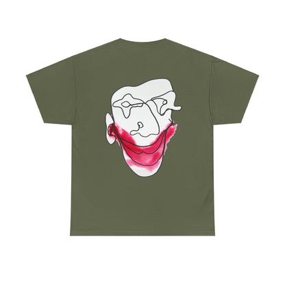 Let's Laugh - Heavy Cotton T-shirt - DANA Shop - T-Shirt - Military Green - S Crew neck - DTG - Men's Clothing