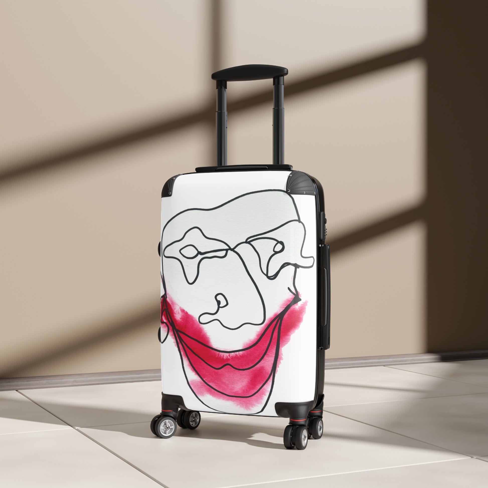 Let's Laugh - Stylish Travel Suitcase for All Your Needs - DANA Shop - Bags 360-degree swivel wheels - Accessories