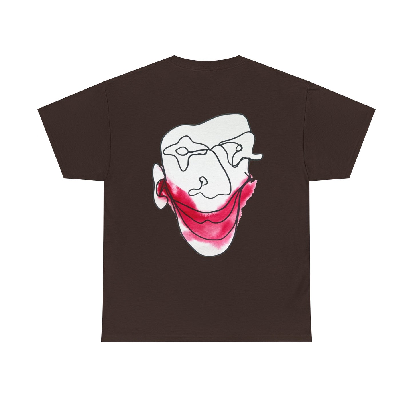 Let's Laugh - Heavy Cotton T-shirt - DANA Shop - T-Shirt - Dark Chocolate - S Crew neck - DTG - Men's Clothing