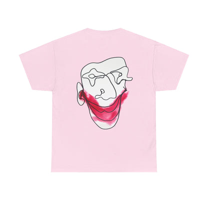 Let's Laugh - Heavy Cotton T-shirt - DANA Shop - T-Shirt - Light Pink - S Crew neck - DTG - Men's Clothing