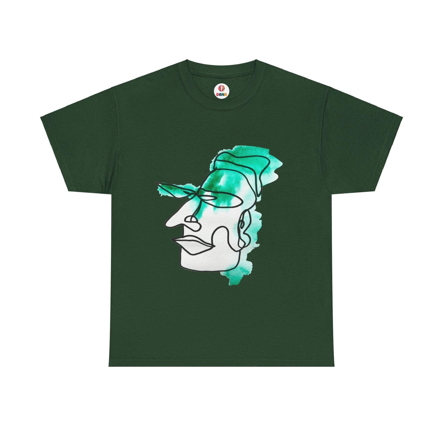 Growth - Ultimate Comfort Unisex Cotton Tee - DANA Shop - T-Shirt - Forest Green - L 100% US cotton - Classic t-shirt