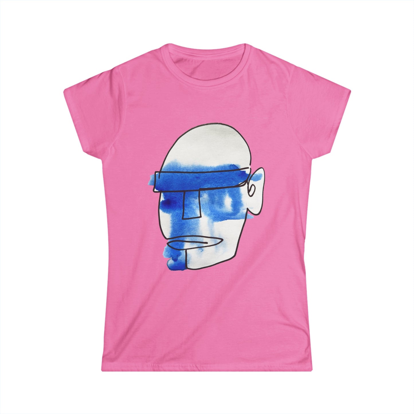 Mask - Women's Softstyle Tee: Semi-Fitted, 100% Cotton - DANA Shop