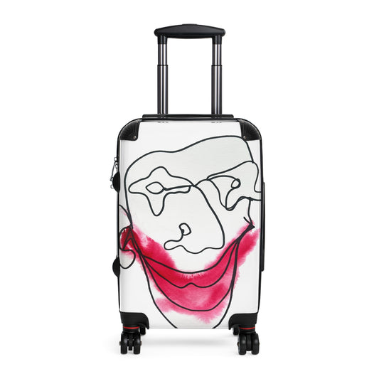 Let's Laugh - Stylish Travel Suitcase for All Your Needs - DANA Shop - Bags - Black 360-degree swivel wheels - Accessories