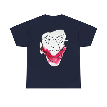 Let's Laugh - Heavy Cotton T-shirt - DANA Shop - T-Shirt - Navy - S Crew neck - DTG - Men's Clothing