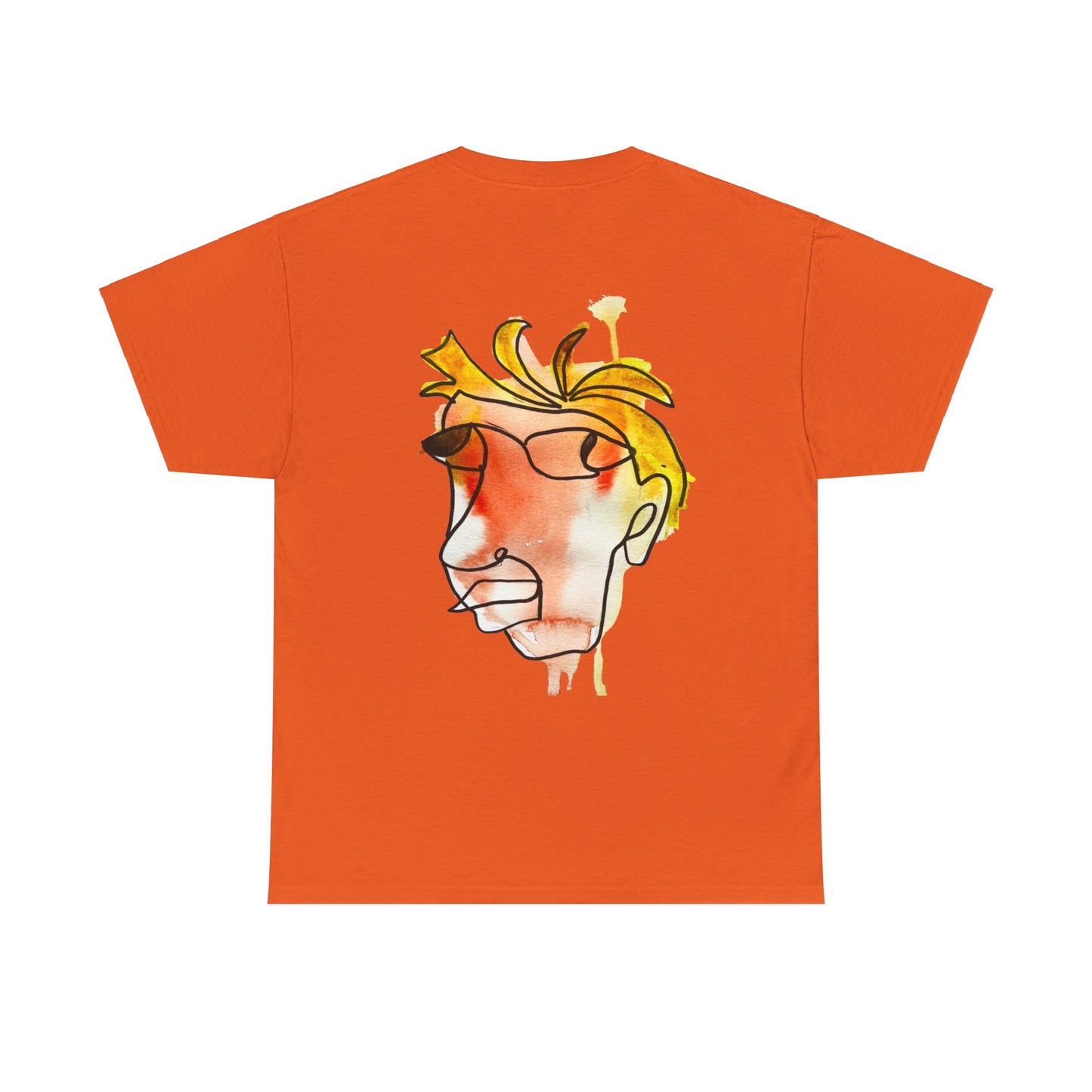 Loud - Unisex Heavy Cotton Tee: Comfort & Style - DANA Shop - T-Shirt - Orange - S 100% US Cotton - Casual Wear