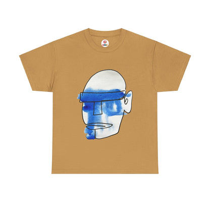 Mask - Ultimate Comfort Unisex Cotton Tee - DANA Shop - T-Shirt - Old Gold - S 100% US cotton - Classic t-shirt