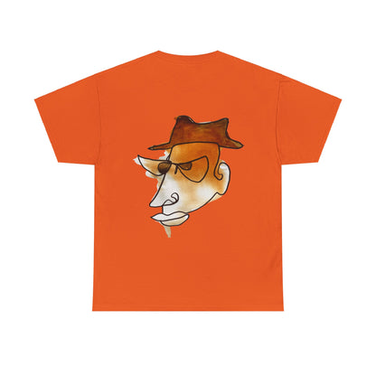 Explorer - Unisex Heavy Cotton Tee: Comfort & Style - DANA Shop - T-Shirt - Orange - S 100% US Cotton - Casual to Semi-