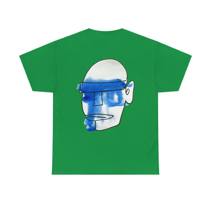 Mask - Unisex Heavy Cotton Tee: Comfort & Style - DANA Shop - T-Shirt - Irish Green - S 100% US Cotton - Casual to Semi