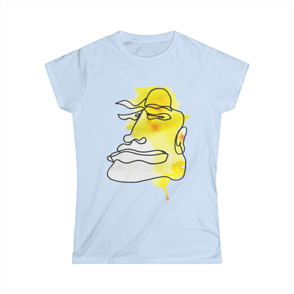 Not Sad - Women's Softstyle Tee: Semi-Fitted, 100% Cotton - DANA Shop