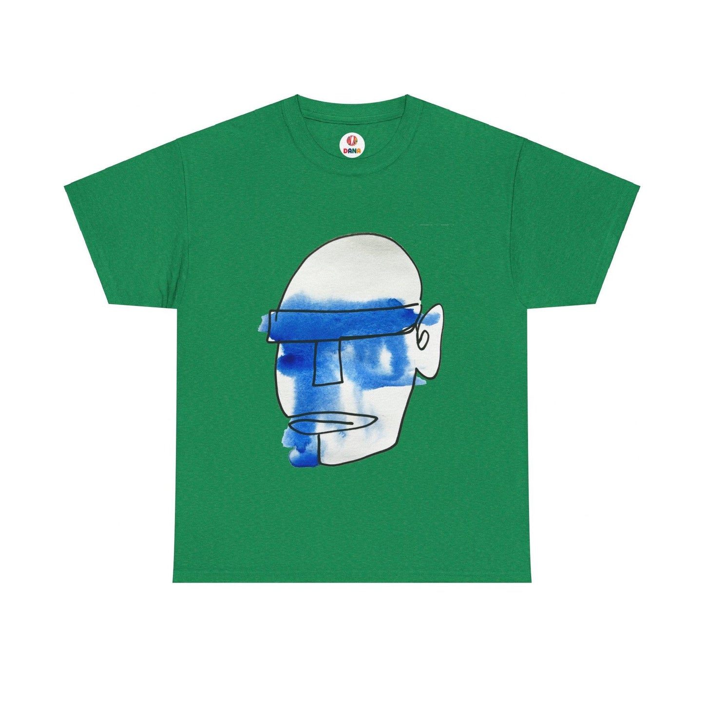 Mask - Ultimate Comfort Unisex Cotton Tee - DANA Shop - T-Shirt - Antique Irish Green - S 100% US cotton - Classic t-shirt