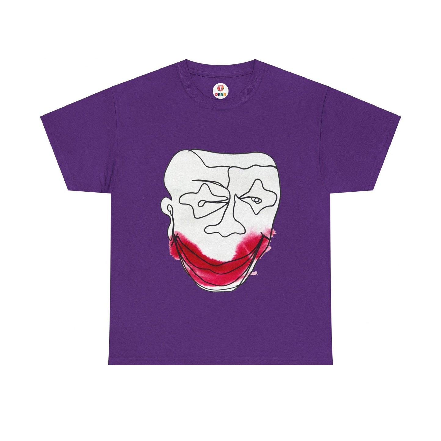 Poisonous Laugh - Ultimate Comfort Unisex Cotton Tee - DANA Shop - T-Shirt - Purple - M 100% US cotton - Classic fit