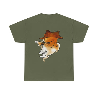 Explorer - Unisex Heavy Cotton Tee: Comfort & Style - DANA Shop - T-Shirt - Military Green - 100% US Cotton - Casual to Semi