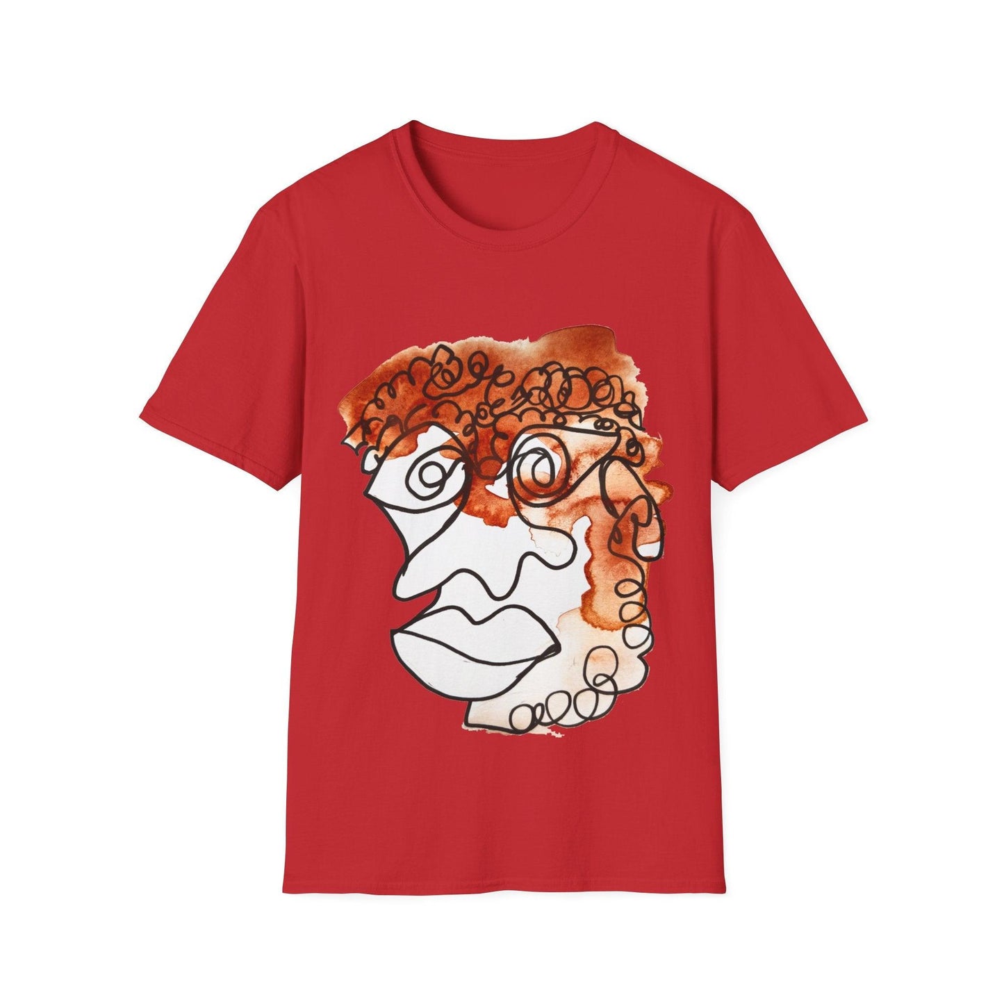 Doleful - Ultra-Soft Unisex Cotton T-Shirt - Durable & Stylish - DANA Shop - T-Shirt - Red - S Casual wear - Classic fit