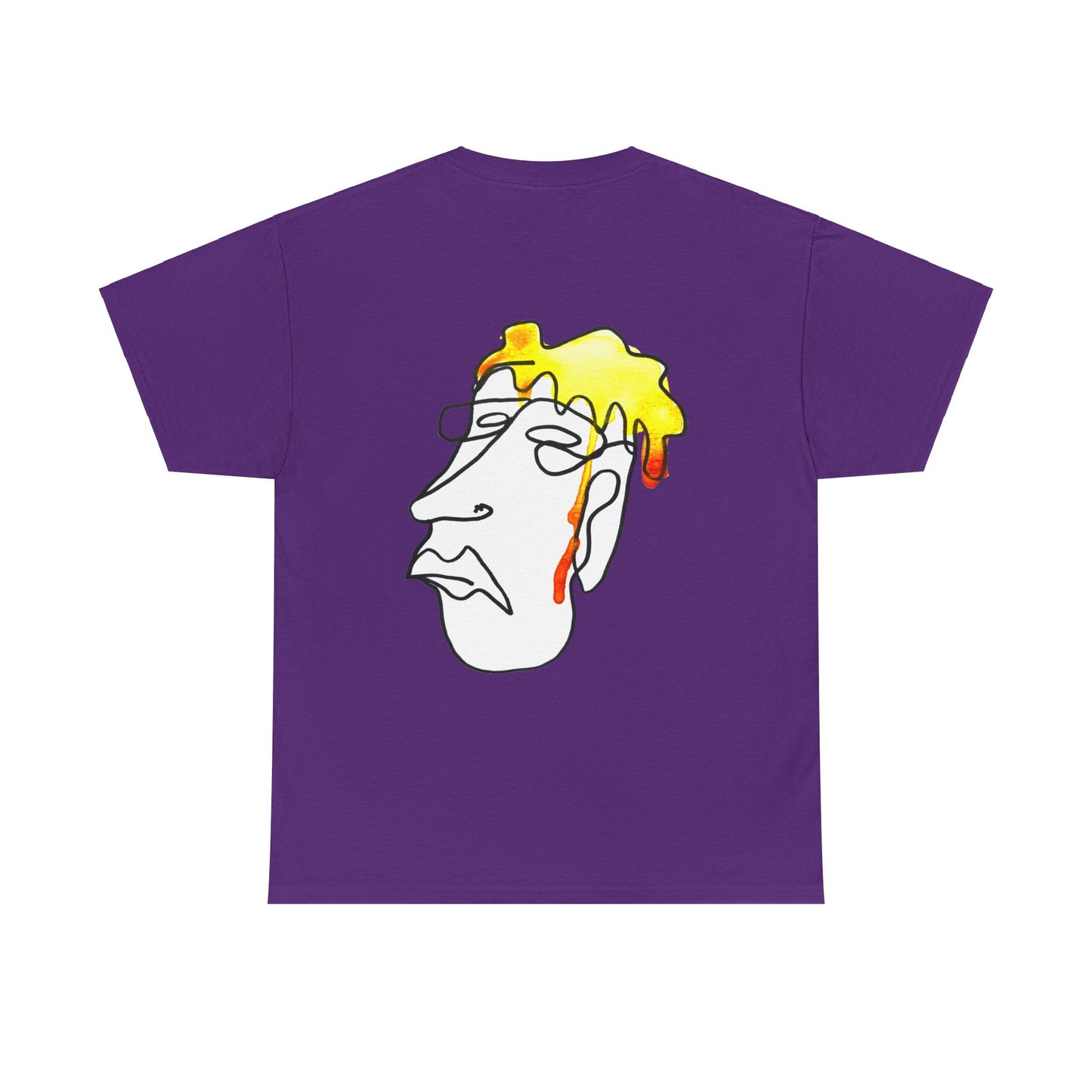 Studious - Unisex Heavy Cotton Tee: Comfort & Style - DANA Shop - T-Shirt - Purple - S 100% US Cotton - Casual Wear