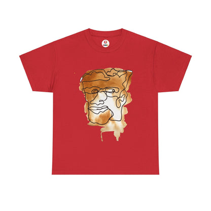 Think About It - Ultimate Comfort Unisex Cotton Tee - DANA Shop - T-Shirt - Red - S 100% US cotton - Classic fit