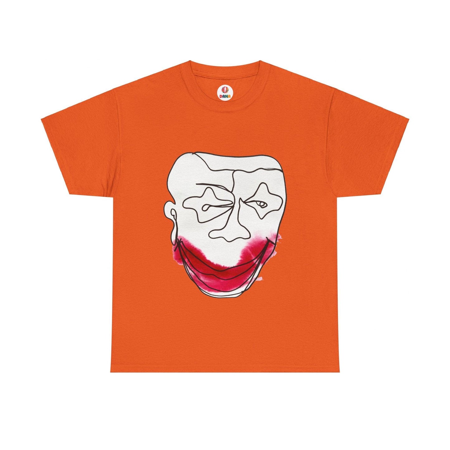 Poisonous Laugh - Ultimate Comfort Unisex Cotton Tee - DANA Shop - T-Shirt - Orange - S 100% US cotton - Classic fit