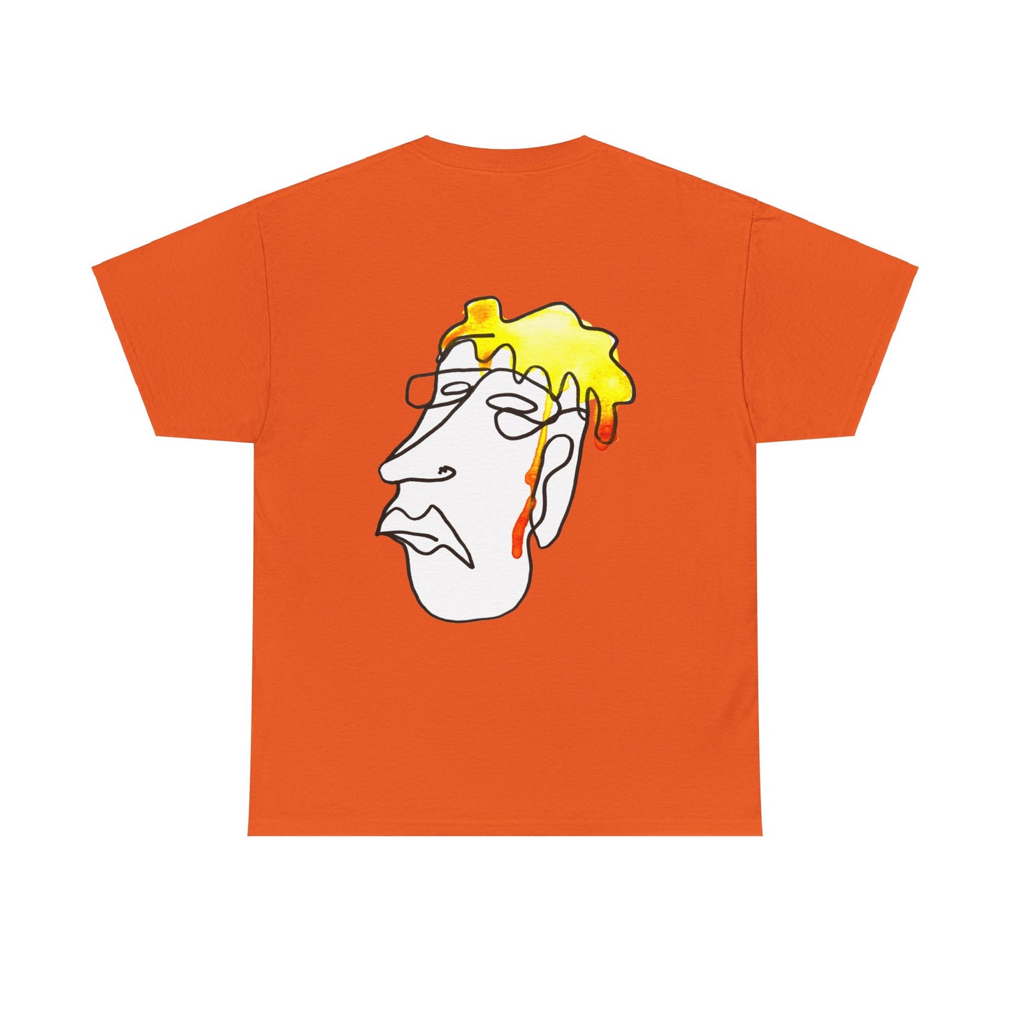 Studious - Unisex Heavy Cotton Tee: Comfort & Style - DANA Shop - T-Shirt - Orange - S 100% US Cotton - Casual Wear