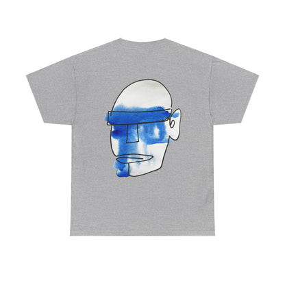 Mask - Unisex Heavy Cotton Tee: Comfort & Style - DANA Shop - T-Shirt - Sport Grey -100% Cotton - Casual to Semi-Formal Tee