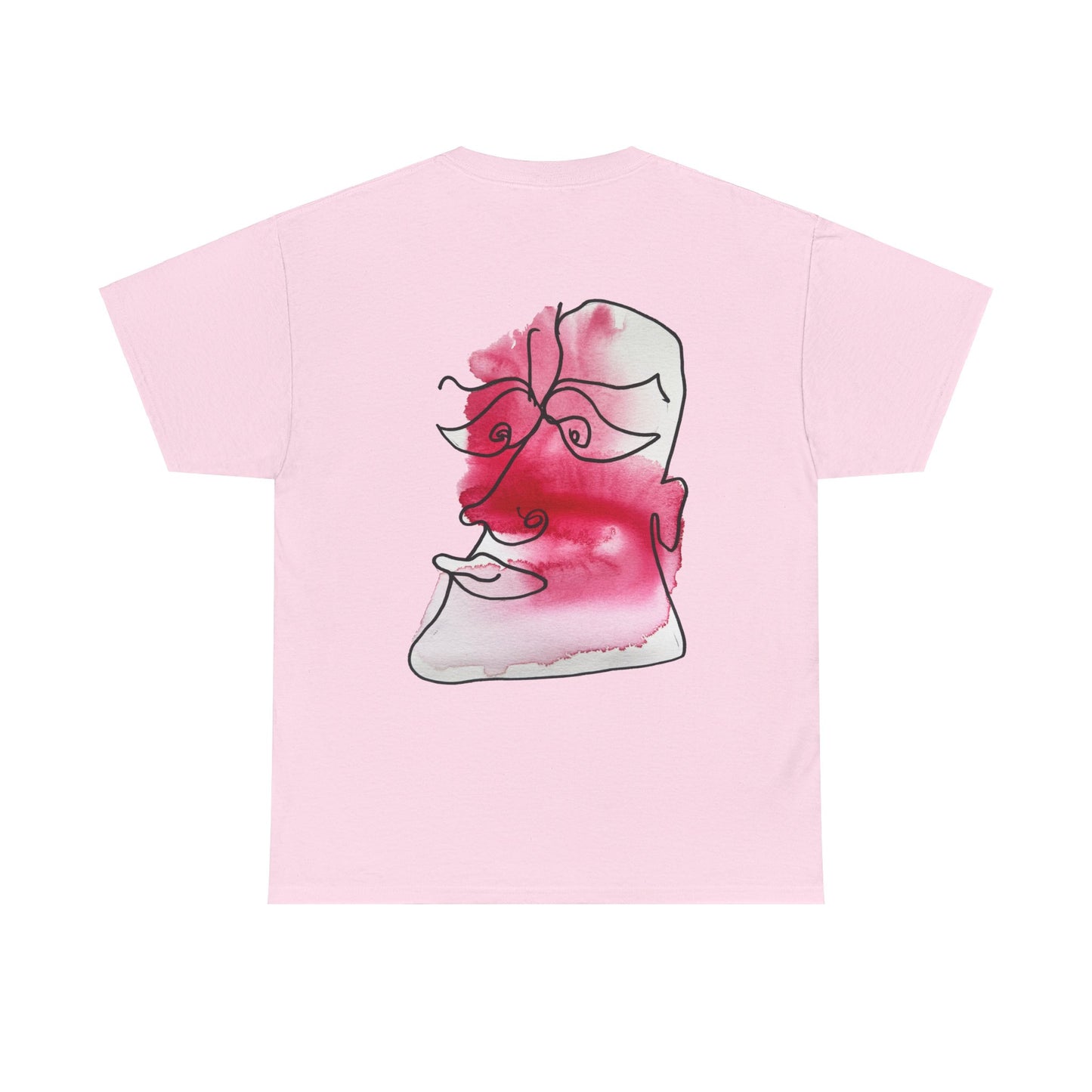 Comfy - Unisex Heavy Cotton Tee: Comfort & Style - DANA Shop - T-Shirt - Light Pink - S 100% US Cotton - Casual to Semi