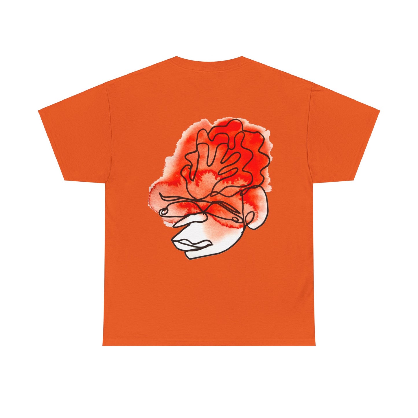 Wrapped - Unisex Heavy Cotton Tee: Comfort & Style - DANA Shop - T-Shirt - Orange - S 100% US Cotton - Casual Wear