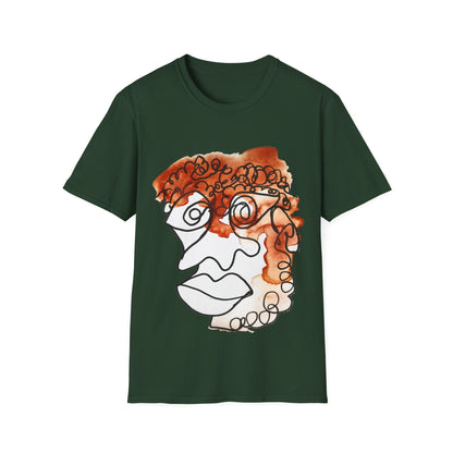 Doleful - Ultra-Soft Unisex Cotton T-Shirt - Durable & Stylish - DANA Shop - T-Shirt -Forest Green -Casual wear - Classic fit