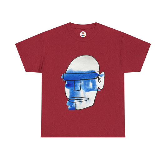 Mask - Ultimate Comfort Unisex Cotton Tee - DANA Shop - T-Shirt - Antique Cherry Red - S 100% US cotton - Classic t-shirt